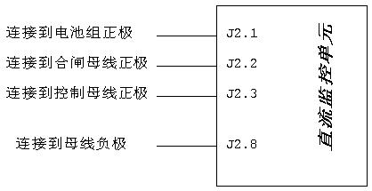 直流屏PMU-D21监控单元接线图